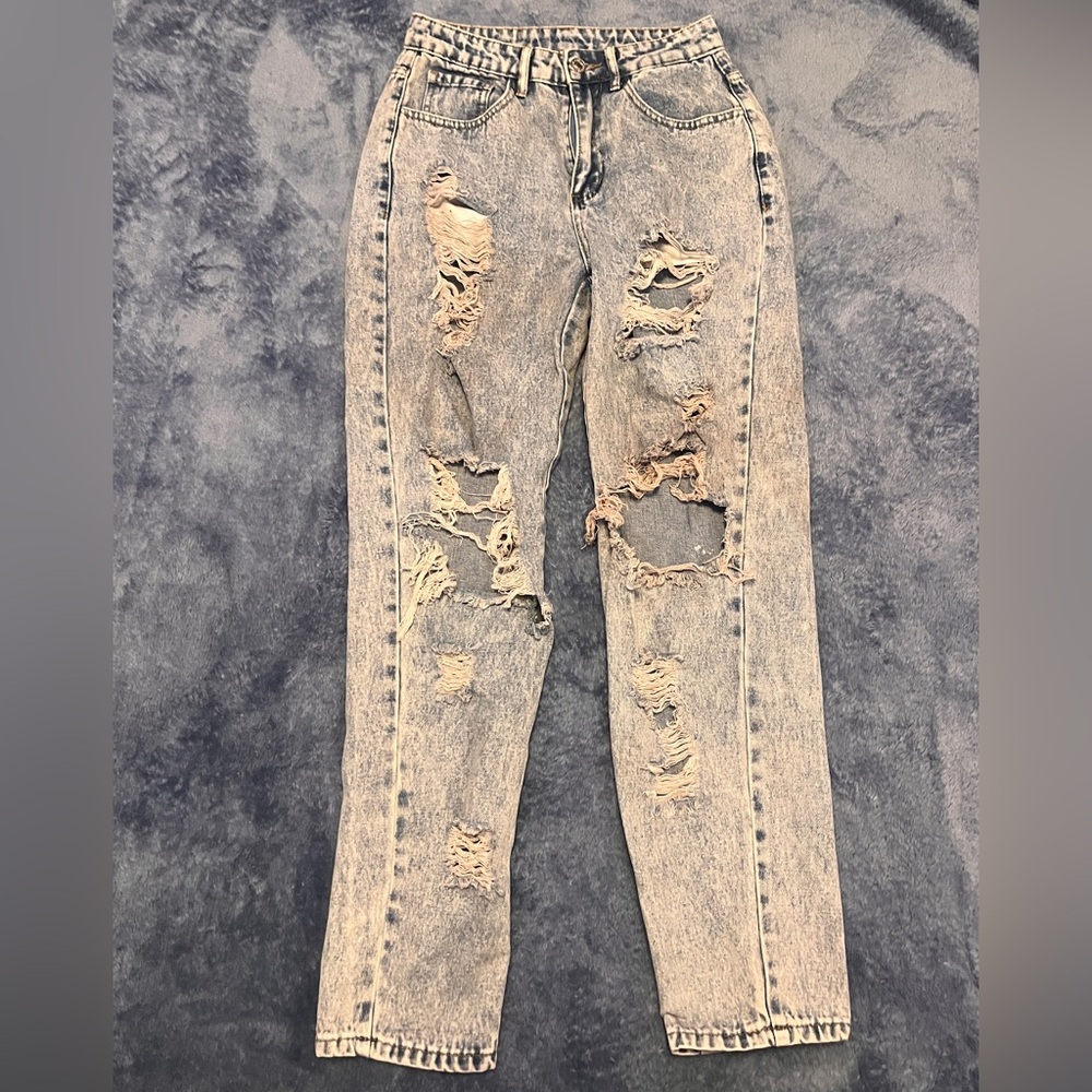 SHEIN Blue Denim Jeans